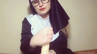 Sex Toy Fun With A Kinky Italian Nun