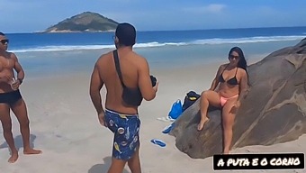 Photography Session Turns Into Intense Sexual Encounter With Two Black Men On Nudism Beach