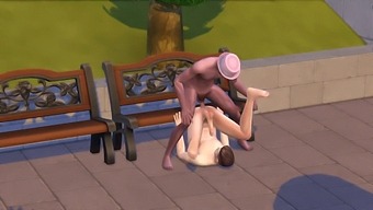Sims 4: Gay Men Engage In Steamy Park Sex