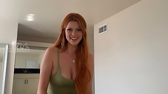 A Redheaded Friend Takes On A Big Cock In A Pov Blowjob Challenge