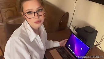 Pov: Experience A Handjob And A Facial From A Big-Titted Stepmom