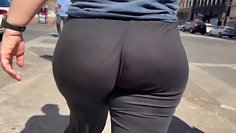 Candid Camera Captures A Bubble Butt In The Streets