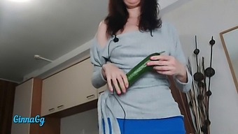 Sensual Cucumber Play Leads To Intense Female Ejaculation And Fisting