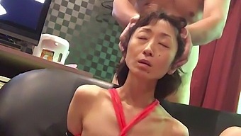 Miyuki Gets Tied Up And Humiliated On A Sofa In A Hotel Room While Filming An Av