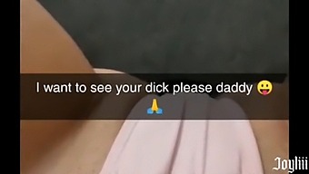 Snapchat Sexting With My Friend'S Dad Leads To Self-Pleasure - Joyliii