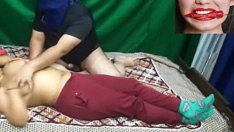 Real Footage Of Indian Massage Parlour With Sensual Massage And Sexual Encounter