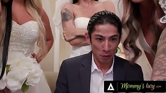 Furious Milf Punishes Wedding Planner In Hardcore Gangbang