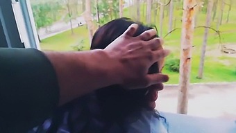 Sensual Encounter By The Window Ends With A Facial