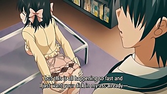 Anime Babe With Natural Tits Enjoys Intense Anal And Ass Play In Hd