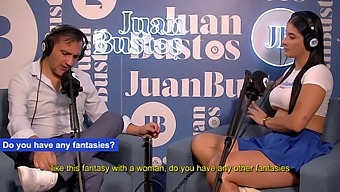 Juan Bustos Podcast Features Salome Gil'S Intense Vaginal Penetration With A Dildo