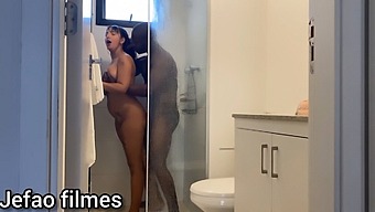 A Woman Goes On A Journey And Her Partner Joins Her For A Bath Time Romp