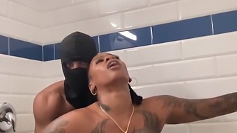 Beautiful Mature Gets Her Asshole Pounded By A Huge Black Cock In The Shower!