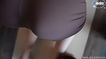 Petite Stepsister'S Yoga Routine Interrupted By Big Cock And Intense Orgasm