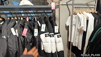 British University Student With Large Buttocks Has Anal Intercourse In Changing Room By Two Unknown Individuals