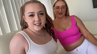 Thick Teen Step Sisters Indulge In Naughty Game ~ Eva Nyx And Brookie Blair ~ Household Fantasy ~ Scott Stark