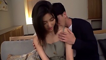 A Natural Asian Beauty Gives A Blowjob And Gets Fucked Hard!