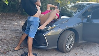 Public Oral Sex With A Busty Latina In A Restaurant